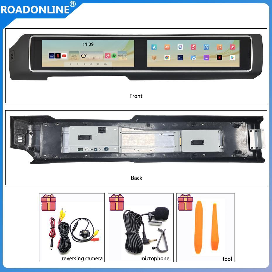 For Land Rover Range Rover Sport 2014-2017 1920*720 Resolution MT 8667 Android 12 Octa-core 8+128gb 4+64gb Central control and co pilot Dual large screen entertainment system Car Navigation CarPlay Car Radio with screen Multimedia player