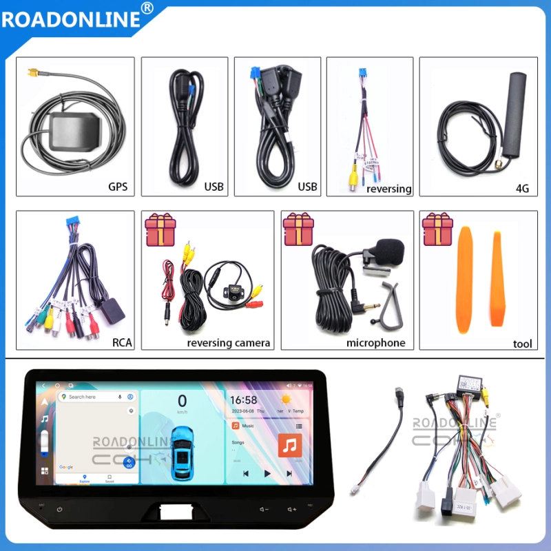 For Toyota HARRIER 2022-2024 12.3 inch car radio Android 12 1920*720 8GB RAM+256GB ROM Car Multimedia Player Android navigation