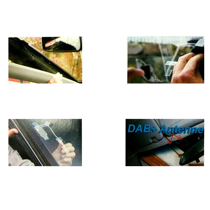 Car DAB+ Antenna with USB Adapter Receiver for Android Car Stereo Player supports DAB band III 174.0MHz-239.0MHz