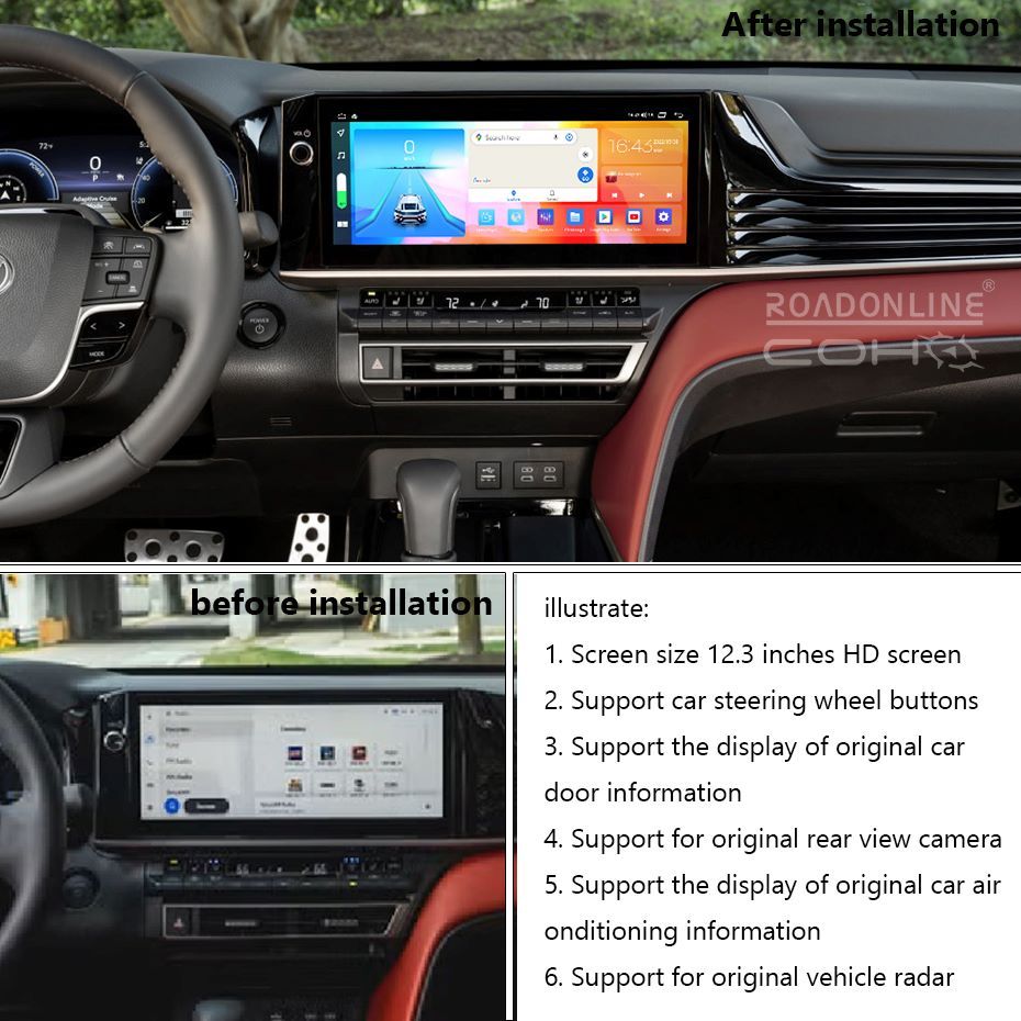 Android audio For Changan Hunter F70 2019-2021 Car radio Multimedia Player 12.3''screen Android 12 1920*720 Octa Core 8+256G Andriod system UIS 7862S