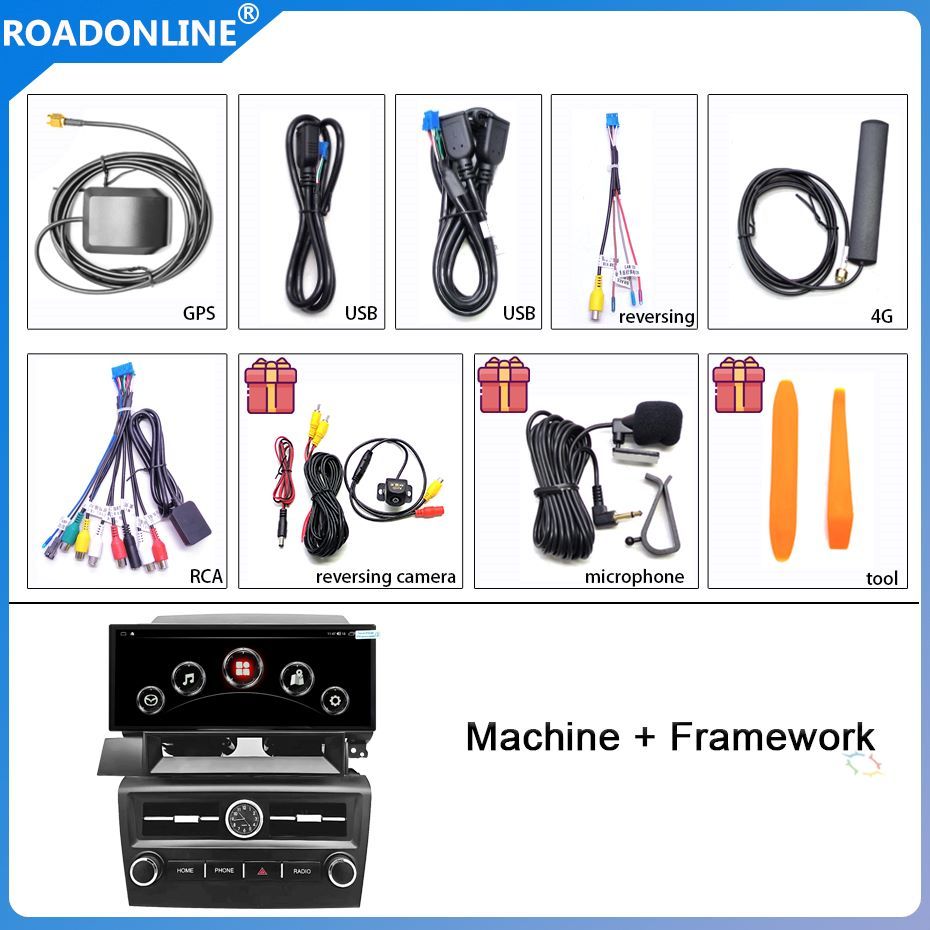 Mazda 3 2004-2012 12.3 inch car radio Android 14 2400*896 8GB RAM+256GB ROM Car Multimedia Player Android navigation