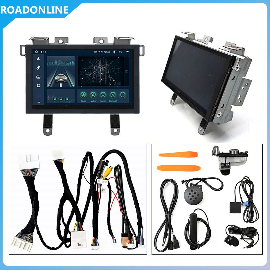 Android audio For  Nissan GTR 2009-2015 Car radio Multimedia Player 7''screen Android 15 1024*600 Octa Core 4+64G Andriod system MTK 8667
