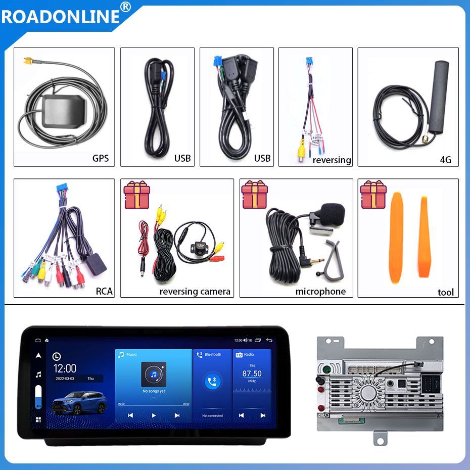 Android audio For BAIC BJ40 2018-2021 Car radio Multimedia Player 12.3''screen Android 15 2400*896 Octa Core 8+256G Andriod system UIS 7862S