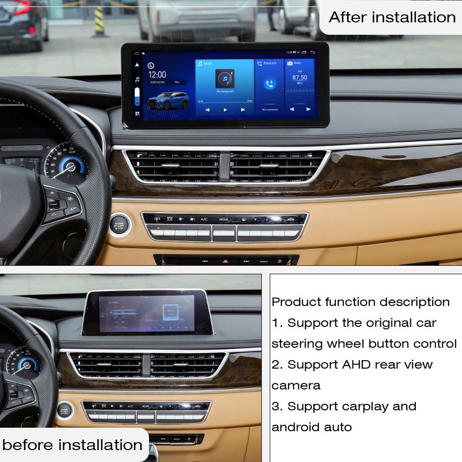 Android audio For Dongfeng fengon 580 2024 automotive multimedia Android 15 car intelligent systems car radio Wireless carplay