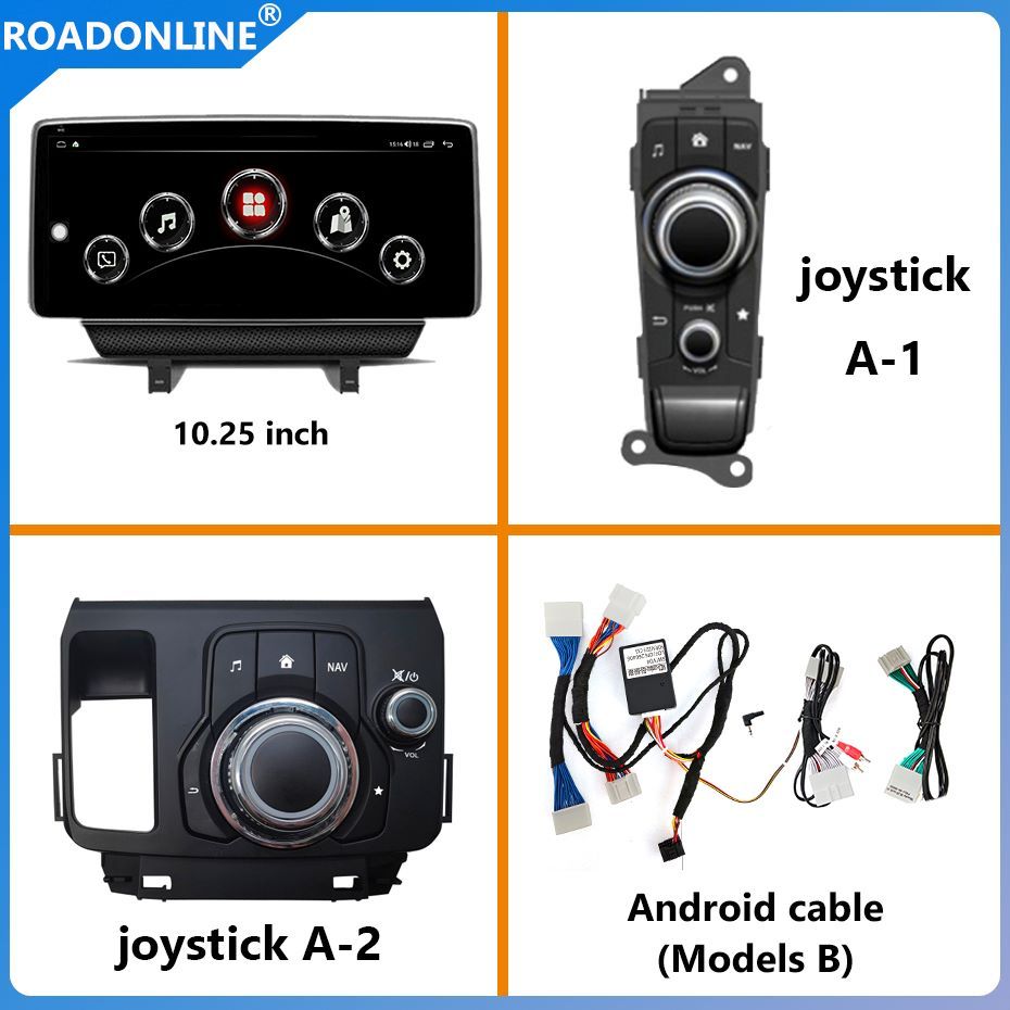 Mazda CX-3 Mazda 2 2014-2020 10.25inch car radio  Android 15 1920*720  8GB RAM+256GB ROM Car Multimedia Player Android navigation