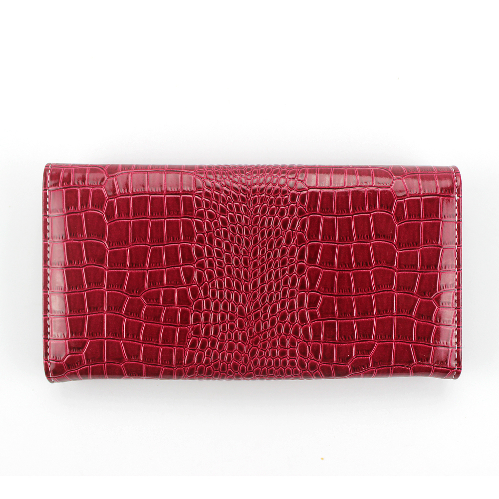 Custom Sublimation Blank Long Lady Crocodile Grain Hand Wallet