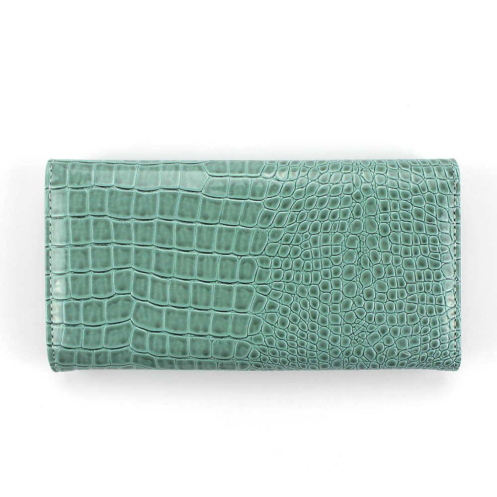Custom Sublimation Blank Long Lady Crocodile Grain Hand Wallet