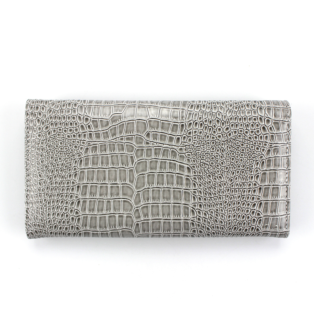 Custom Sublimation Blank Long Lady Crocodile Grain Hand Wallet