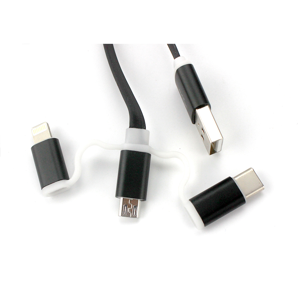 Sublimation Multifunction 3 IN 1 Blank USB Cable For iPhone/Android