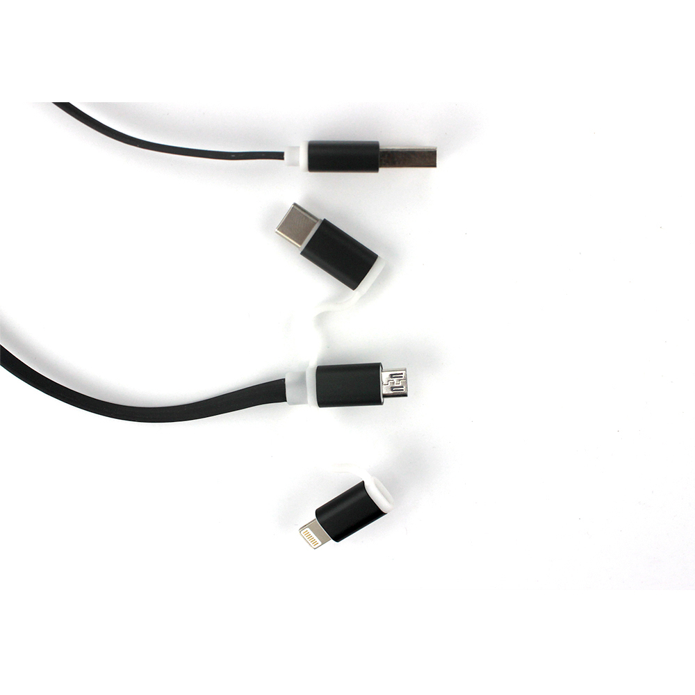 Sublimation Multifunction 3 IN 1 Blank USB Cable For iPhone/Android