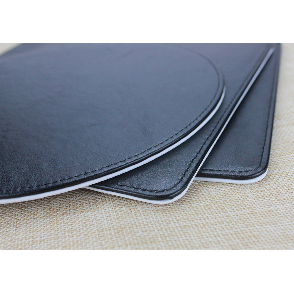 New Arrival Sublimation Blank PU Leather Mouse Pad With Different Shapes