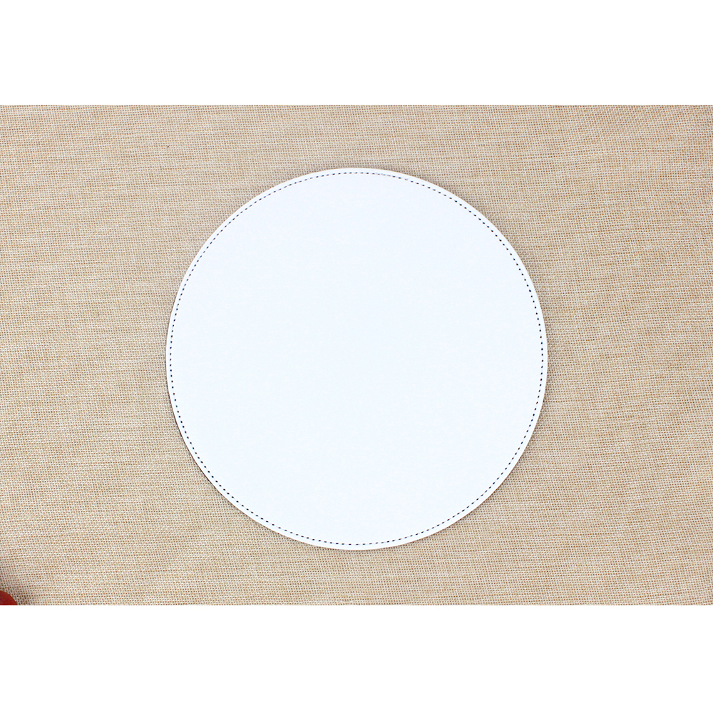 New Arrival Sublimation Blank PU Leather Mouse Pad With Different Shapes