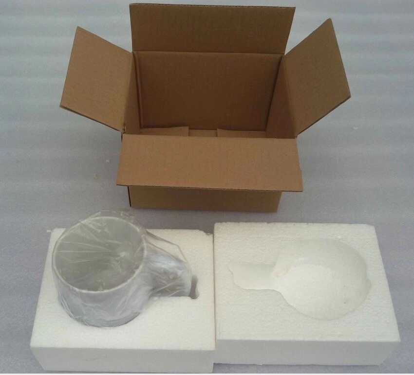 High Quality Sublimation White Blank 11oz fringe and inside color mug