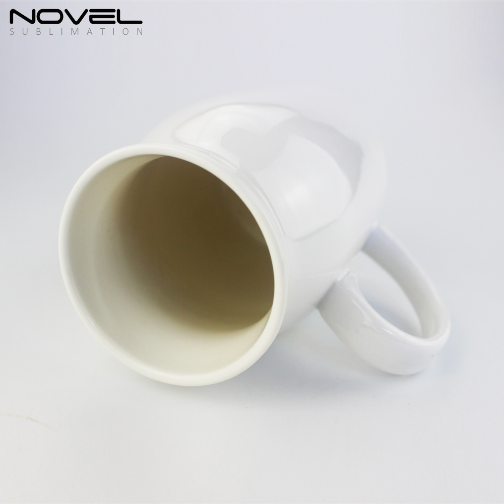 Personality Sublimation Blank Print New Milk Ceramic Mug 450ml