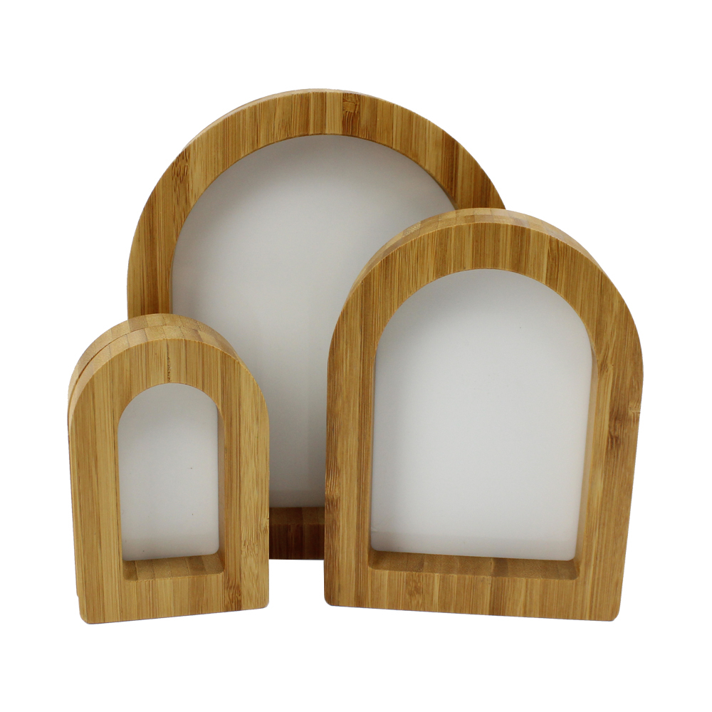 High Quality Bamboo Wood Picture Frame For DIY Picture Bamboo Panel Framing Dye Sublimation Blanks Photo Frames