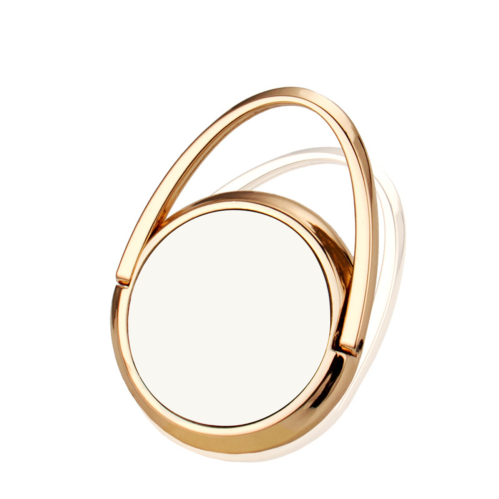 DIY Blank Sublimation Electroplated Ring Holder for Mobile Phone