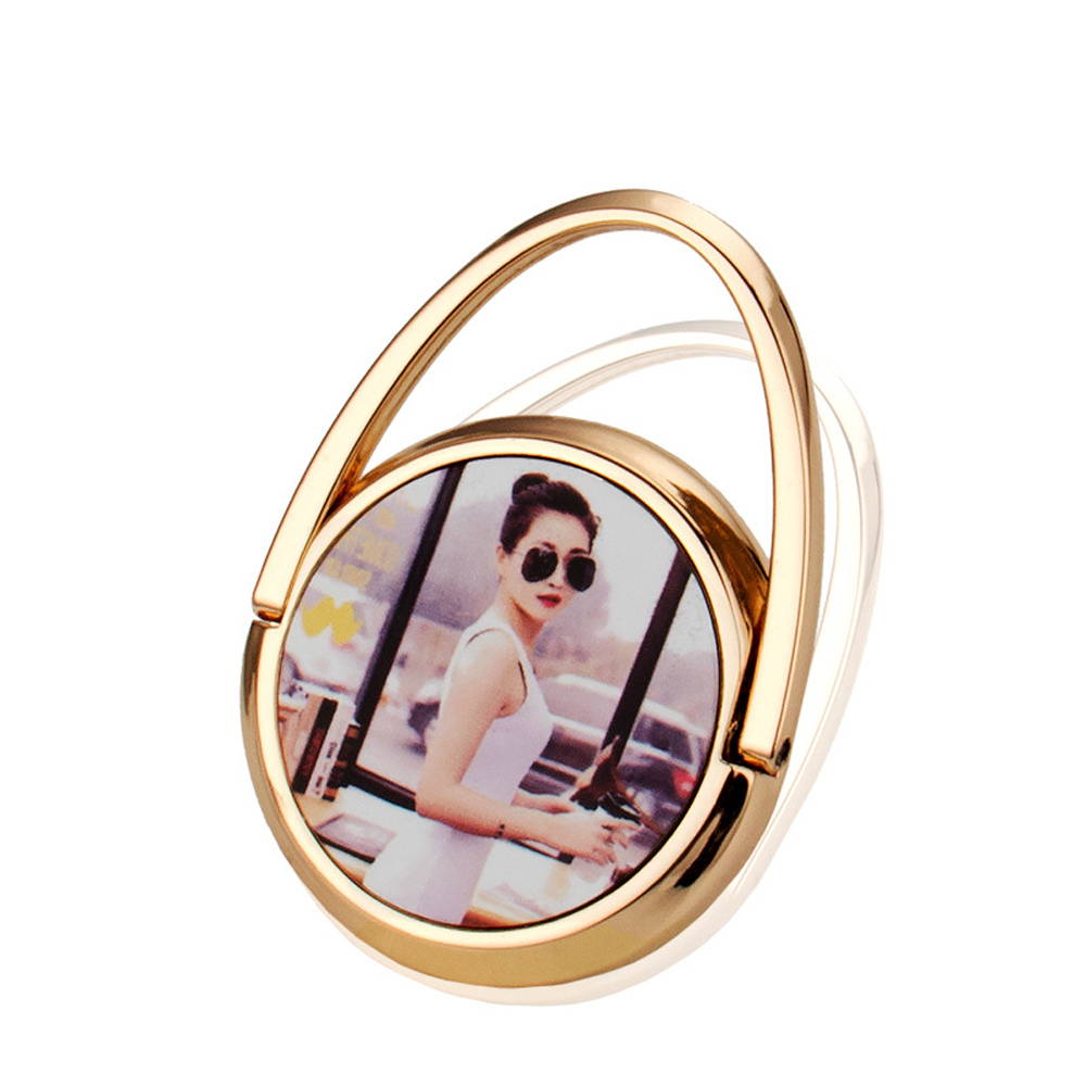 DIY Blank Sublimation Electroplated Ring Holder for Mobile Phone