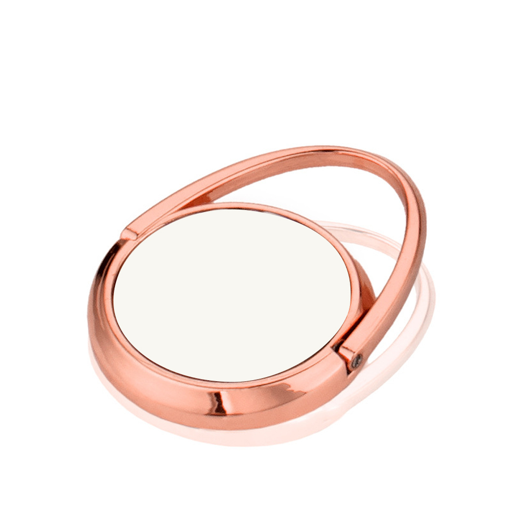 DIY Blank Sublimation Electroplated Ring Holder for Mobile Phone