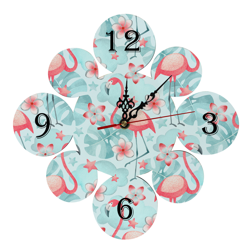 Newly Arrival Personalized Design DIY Blank Sublimation MDF Wall Clock