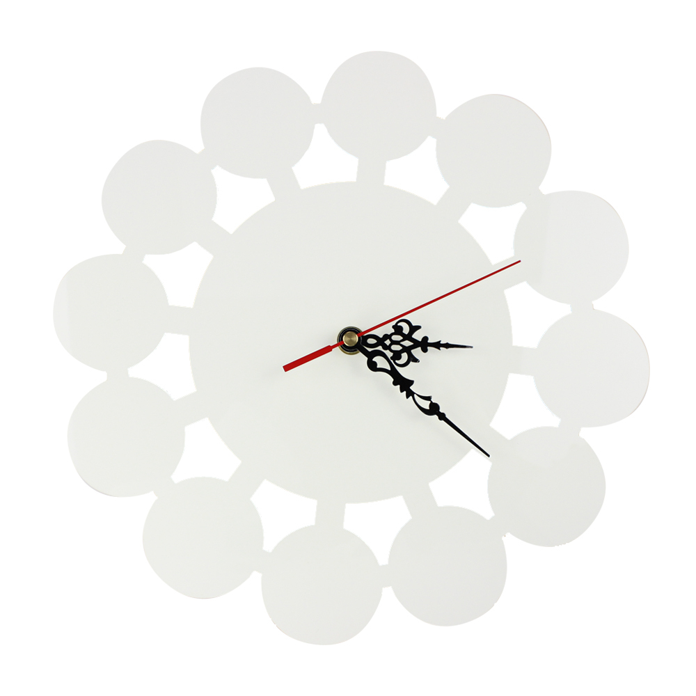 Newly Arrival Personalized Design DIY Blank Sublimation MDF Wall Clock