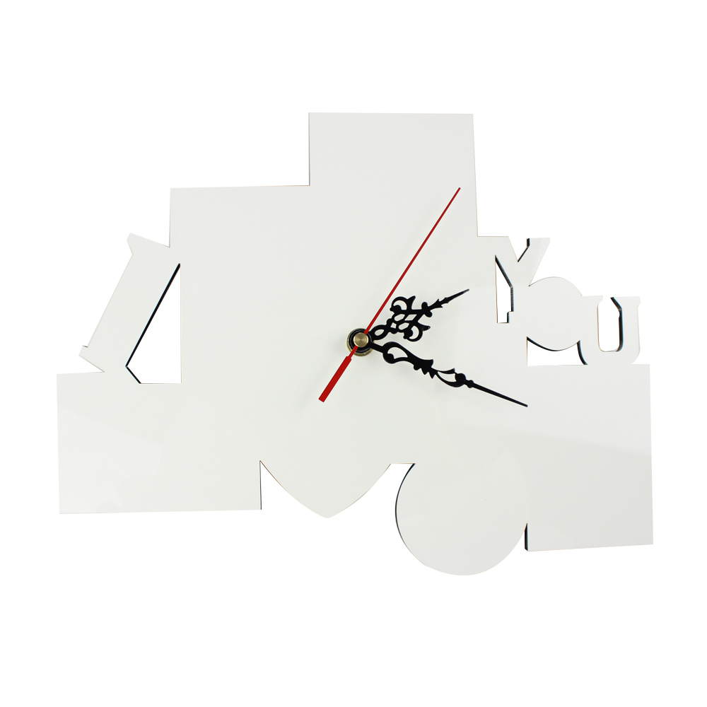 Newly Arrival Personalized Design DIY Blank Sublimation MDF Wall Clock