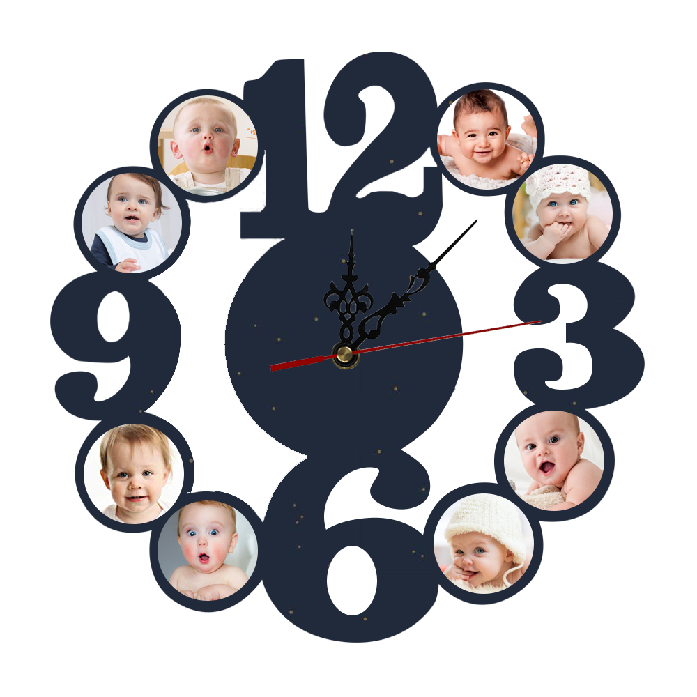 Newly Arrival Personalized Design DIY Blank Sublimation MDF Wall Clock