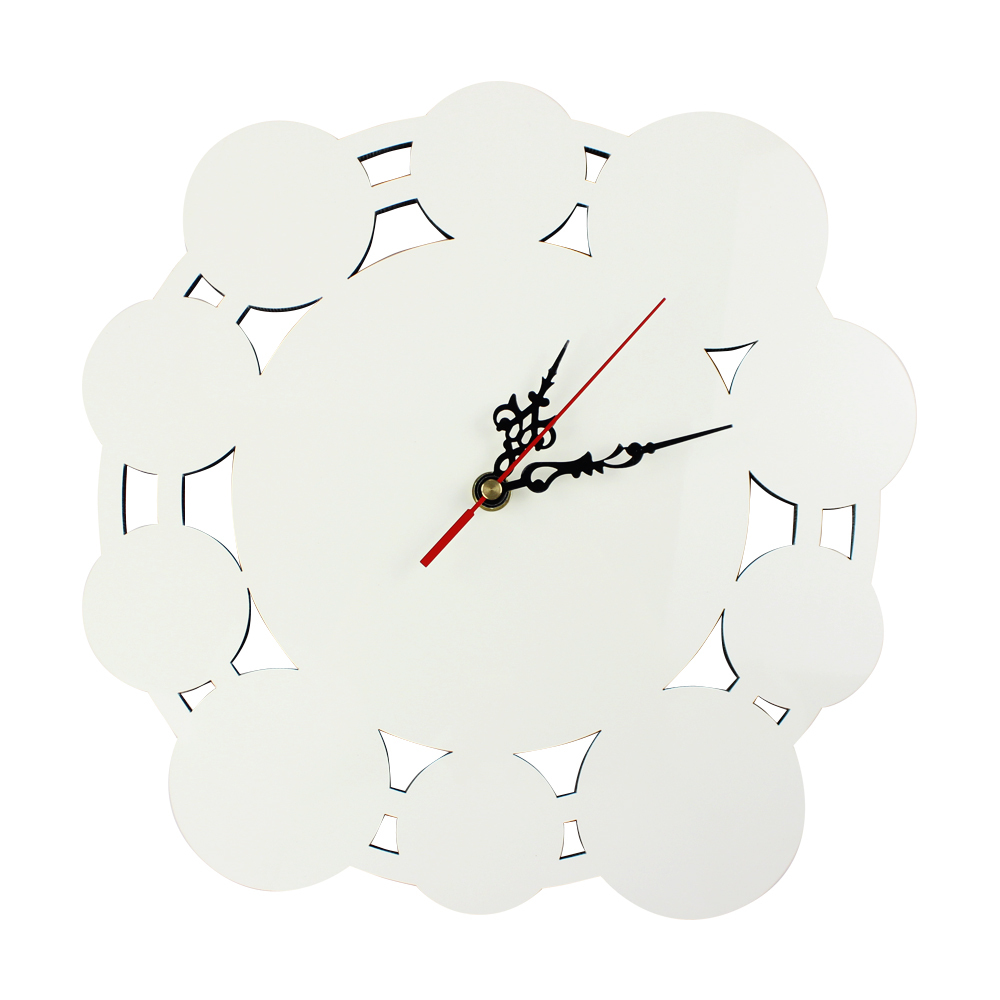Newly Arrival Personalized Design DIY Blank Sublimation MDF Wall Clock