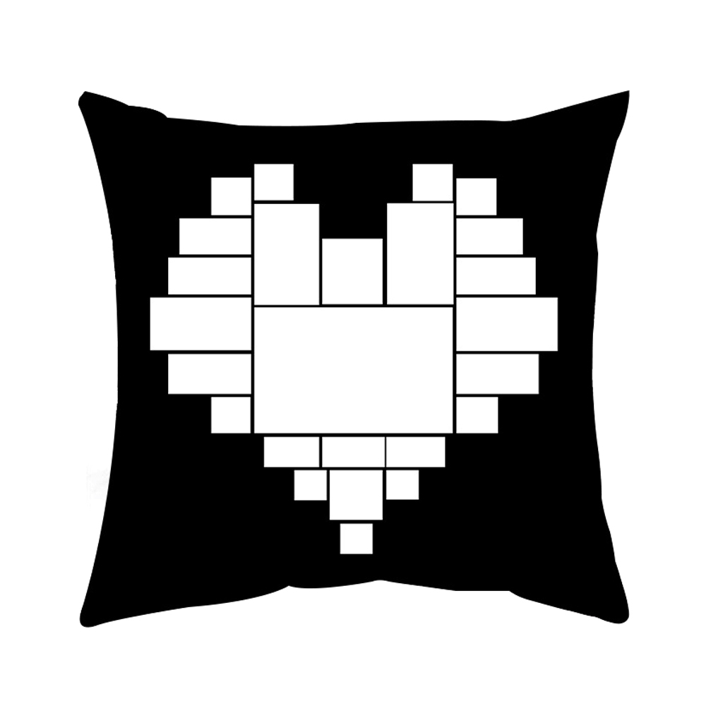 Popular Blank Heat Transfer Grid Pillow Cover Sublimation Pillow Cover