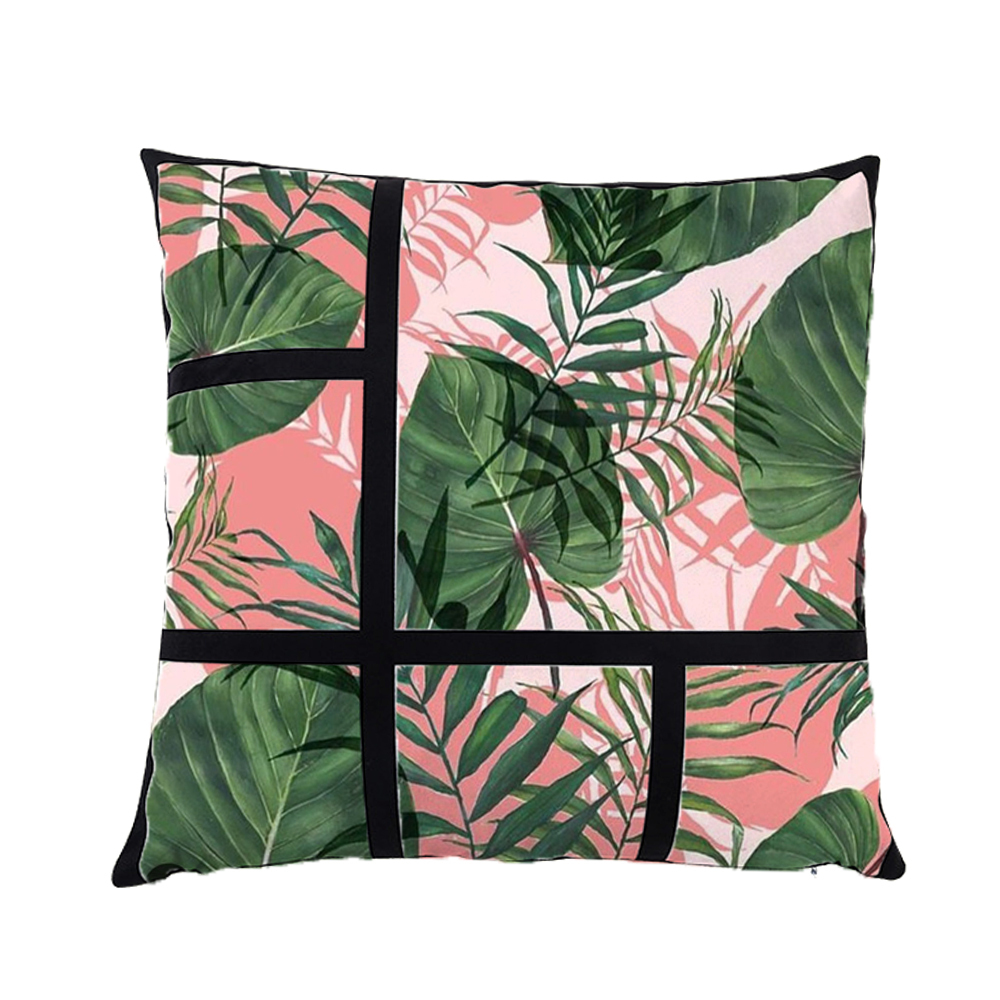 Popular Blank Heat Transfer Grid Pillow Cover Sublimation Pillow Cover