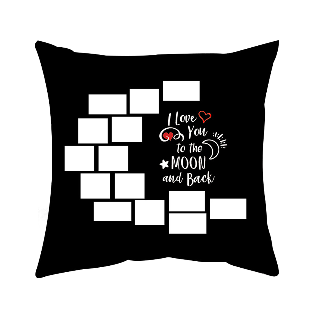 Popular Blank Heat Transfer Grid Pillow Cover Sublimation Pillow Cover