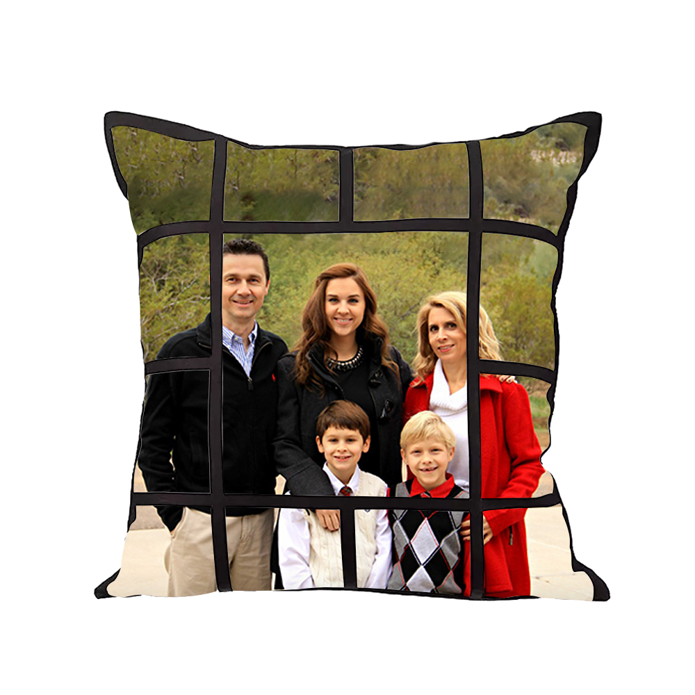 Popular Blank Heat Transfer Grid Pillow Cover Sublimation Pillow Cover
