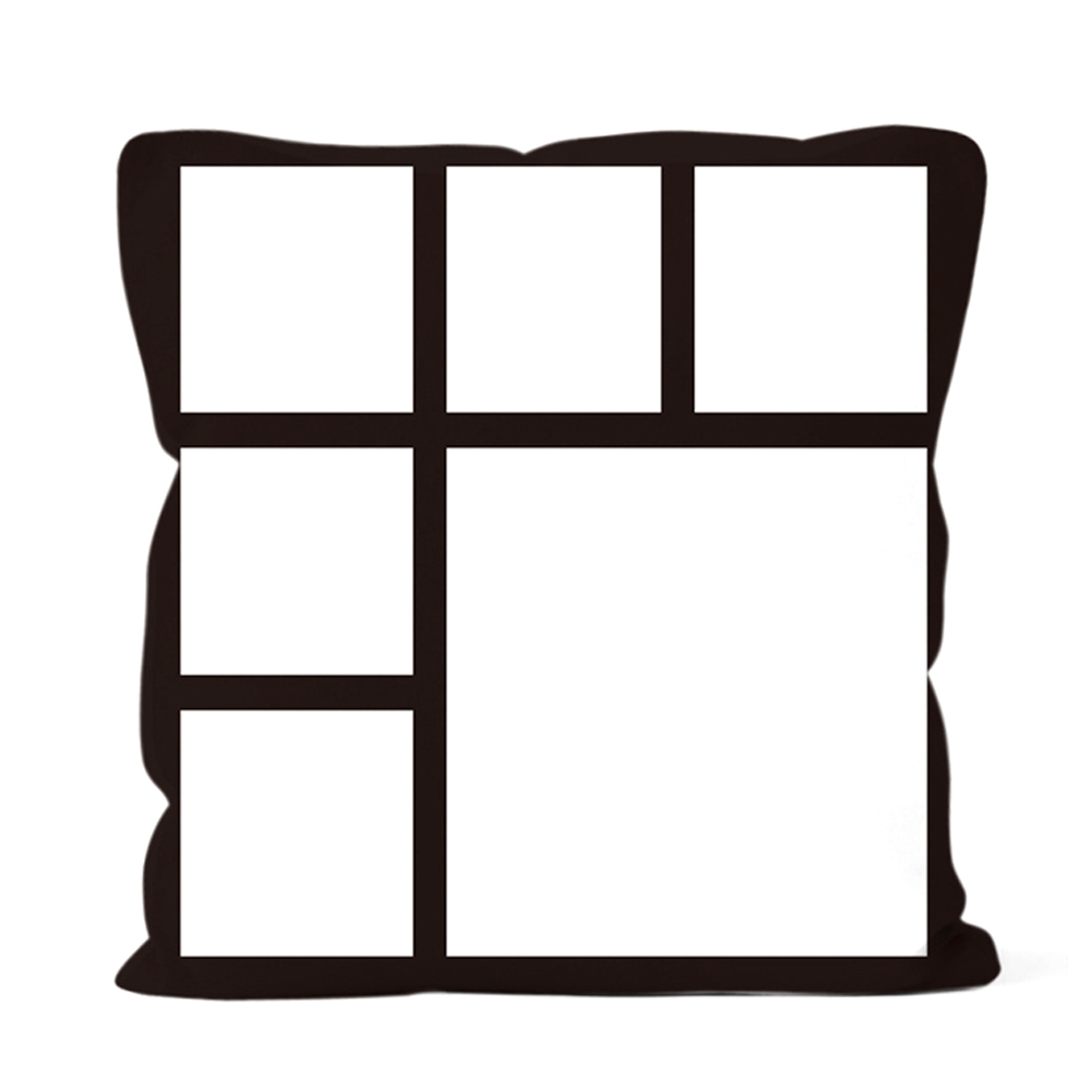 Popular Blank Heat Transfer Grid Pillow Cover Sublimation Pillow Cover