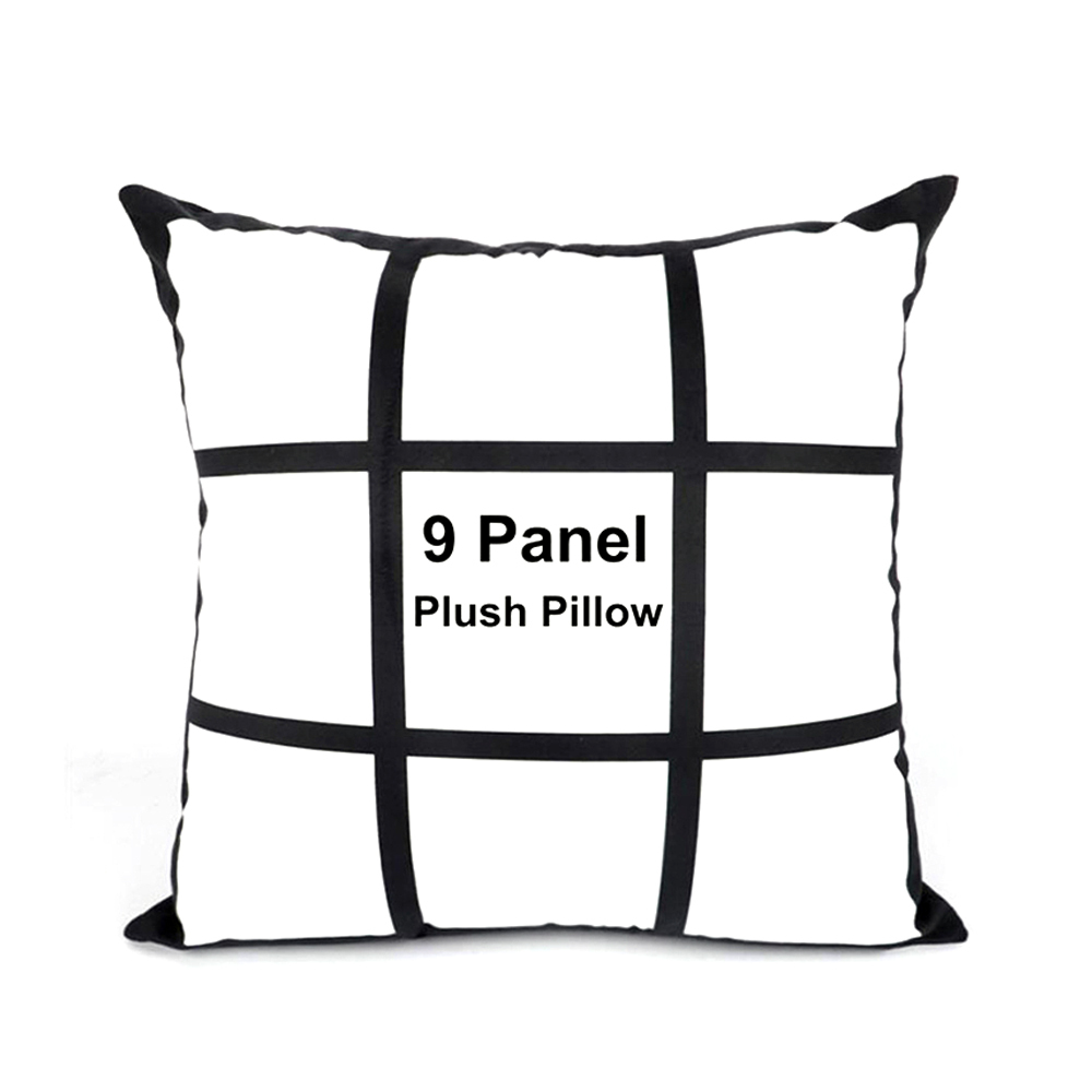 Popular Blank Heat Transfer Grid Pillow Cover Sublimation Pillow Cover