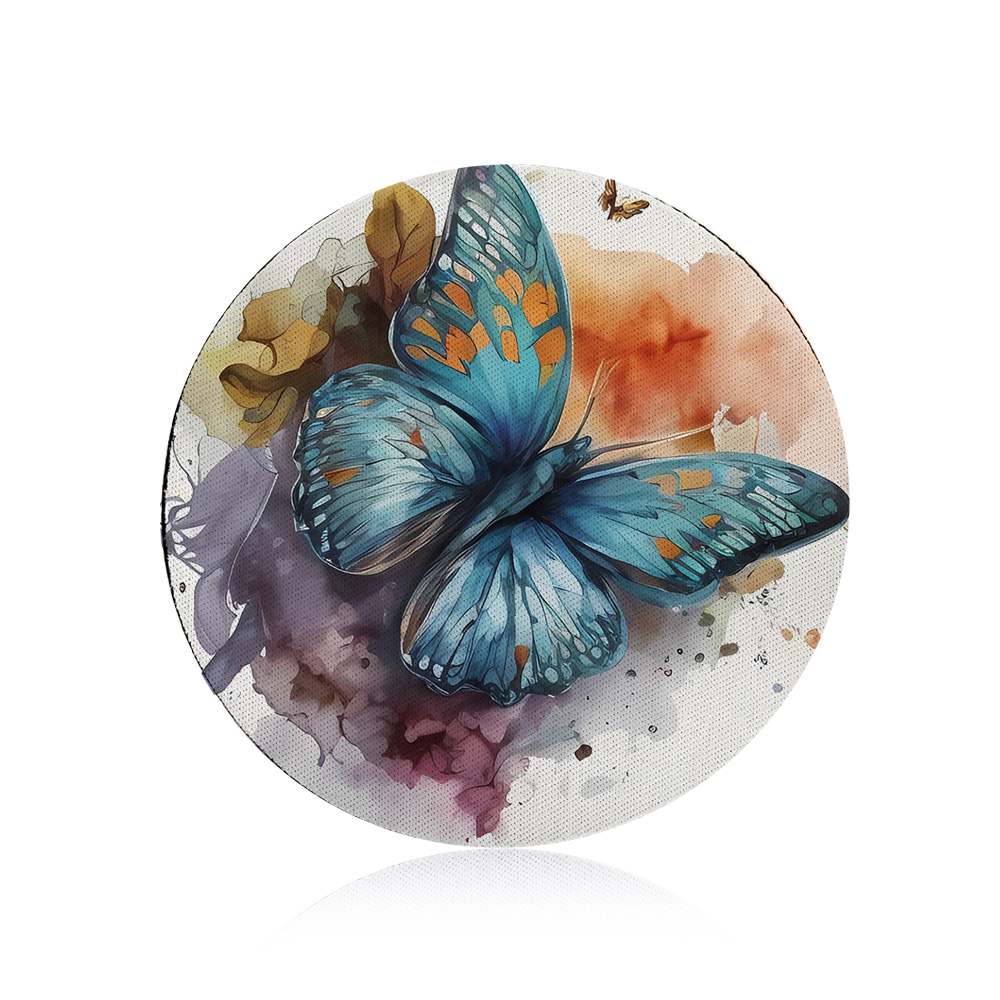 Popular Fancy Blank Sublimation 10 CM Nooprene Coaster Non-slip Back Coaster