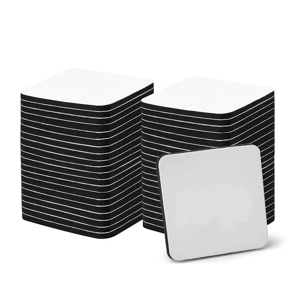 Popular Fancy Blank Sublimation 10 CM Nooprene Coaster Non-slip Back Coaster