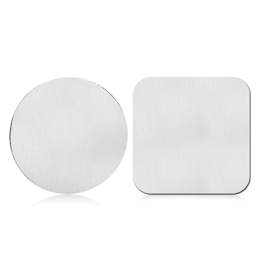 Popular Fancy Blank Sublimation 10 CM Nooprene Coaster Non-slip Back Coaster