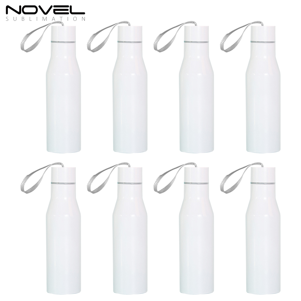 Customzied Blank Sublimation 500ML Thermos Flask With Rope With Individual White Box