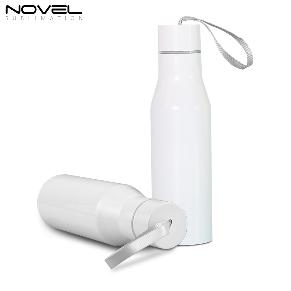 Customzied Blank Sublimation 500ML Thermos Flask With Rope With Individual White Box