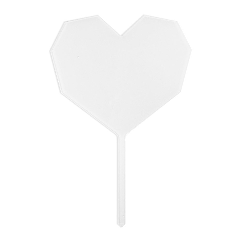 Blank Sublimation Personality Acrylic Cake Insert DIY Heat Transfer  Big Or Small Size Cake Topper