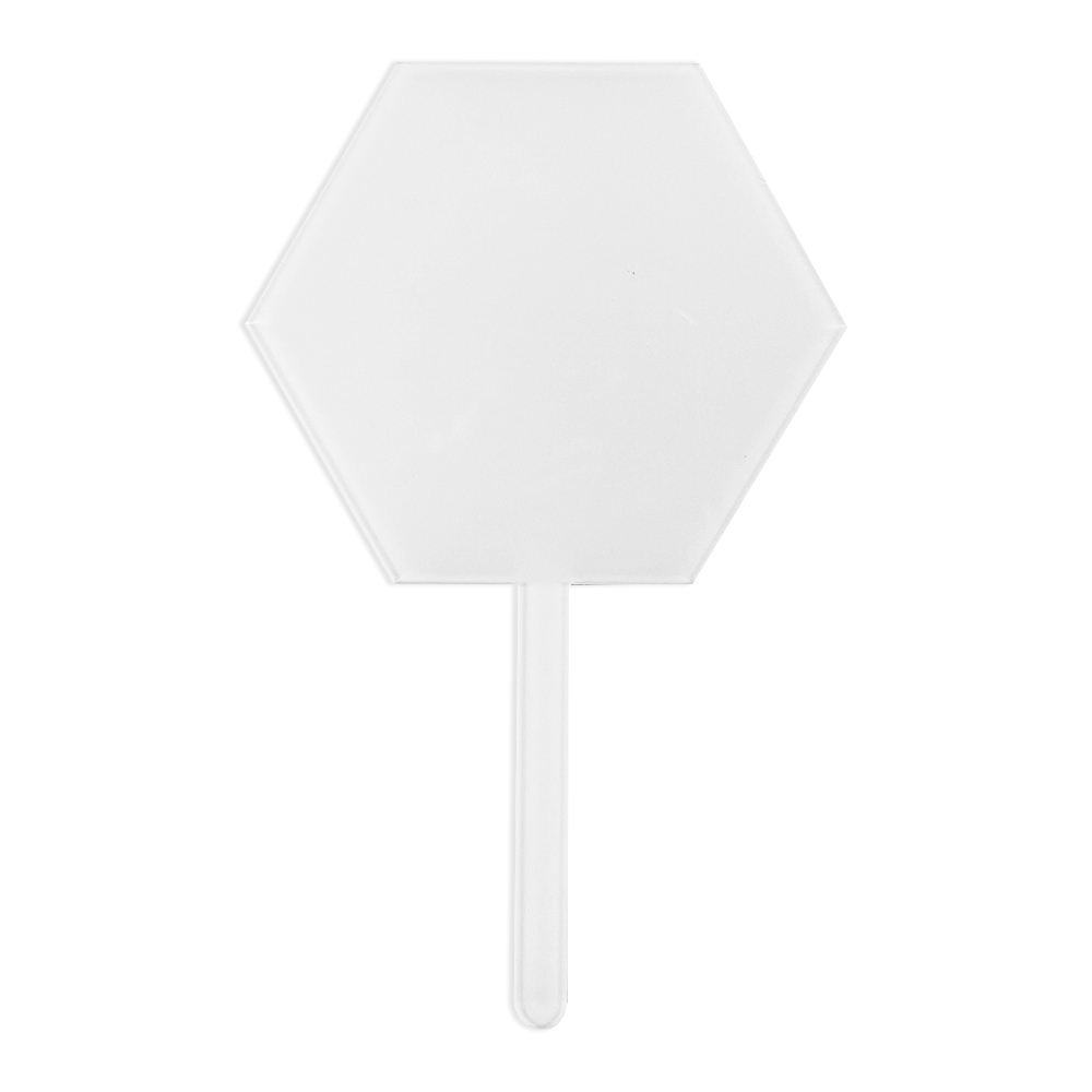 Blank Sublimation Personality Acrylic Cake Insert DIY Heat Transfer  Big Or Small Size Cake Topper