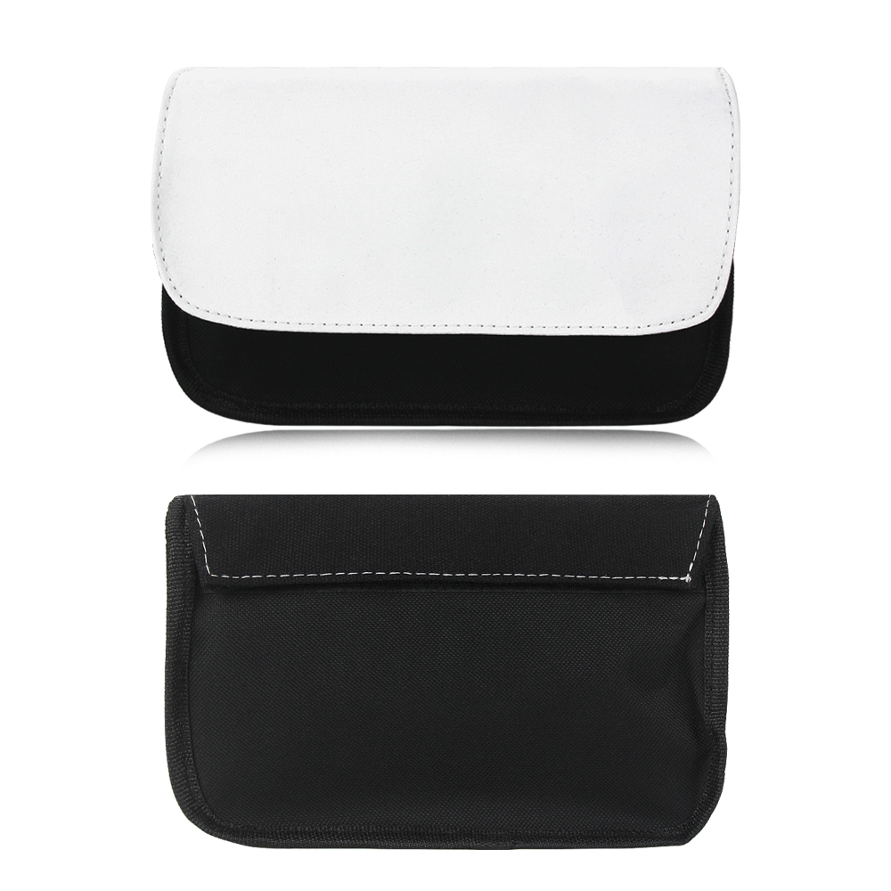 Factory Provide Blank Sublimation Canvas Cosmetic Bag Personality Pencil Bag For Students