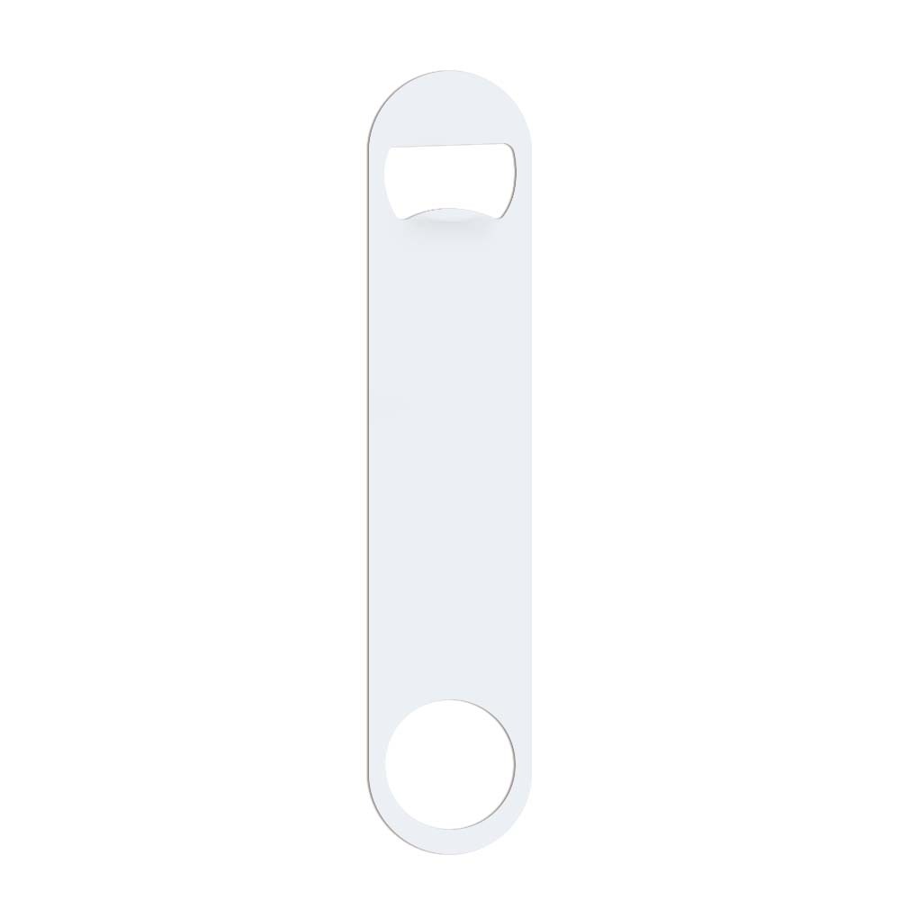 Sublimation Bottle Opener Blanks Metal Stainless Steel Beer Opener for Christmas Wedding Party Gifts Bar Kitchen Restaurant With Double Sides Printing Silver and White Color Avaliable