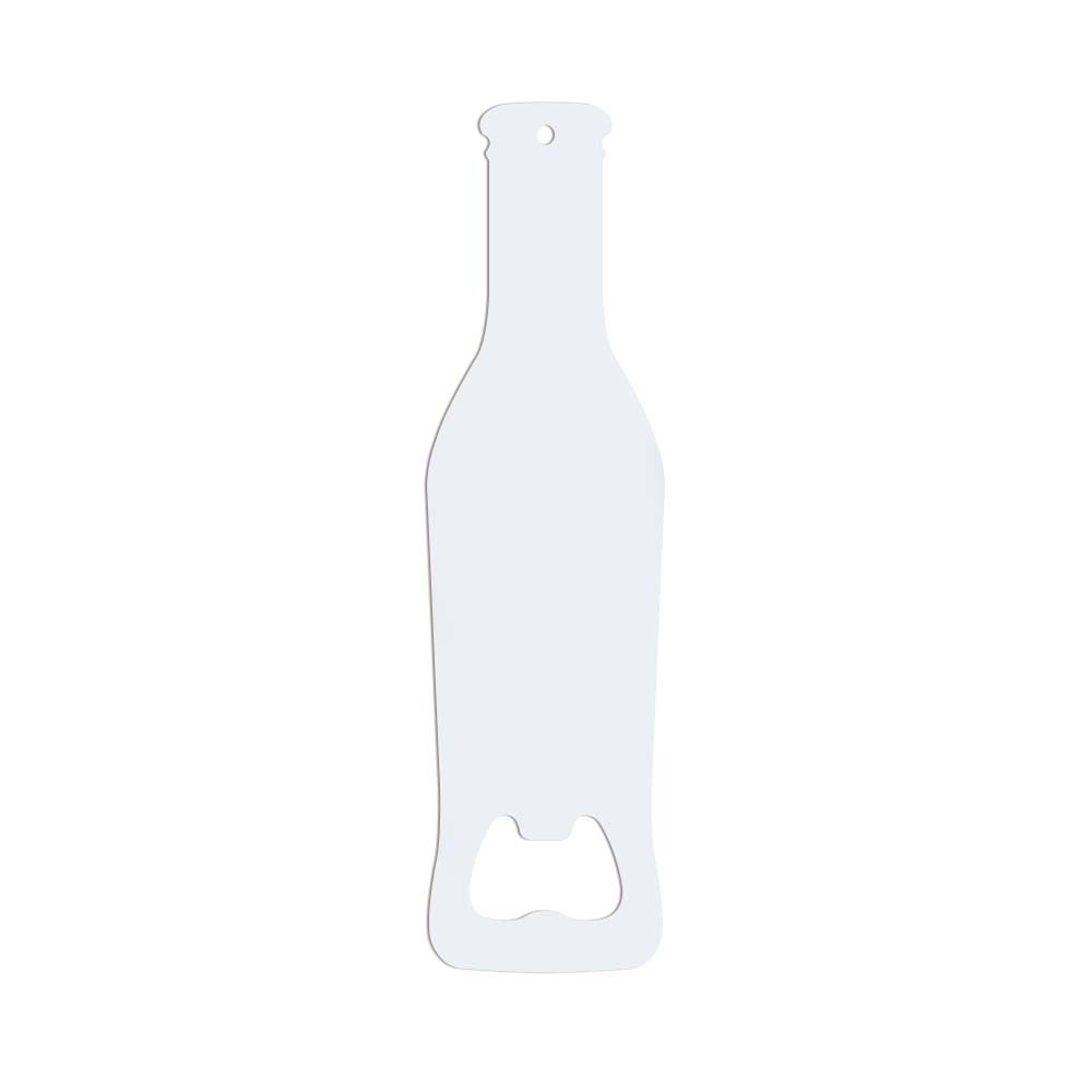Sublimation Bottle Opener Blanks Metal Stainless Steel Beer Opener for Christmas Wedding Party Gifts Bar Kitchen Restaurant With Double Sides Printing Silver and White Color Avaliable