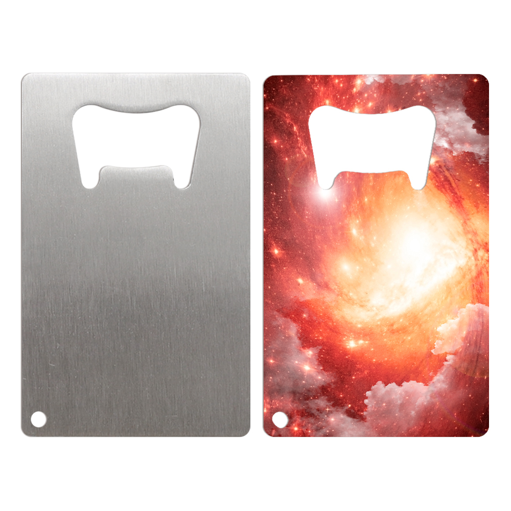 Sublimation Bottle Opener Blanks Metal Stainless Steel Beer Opener for Christmas Wedding Party Gifts Bar Kitchen Restaurant With Double Sides Printing Silver and White Color Avaliable