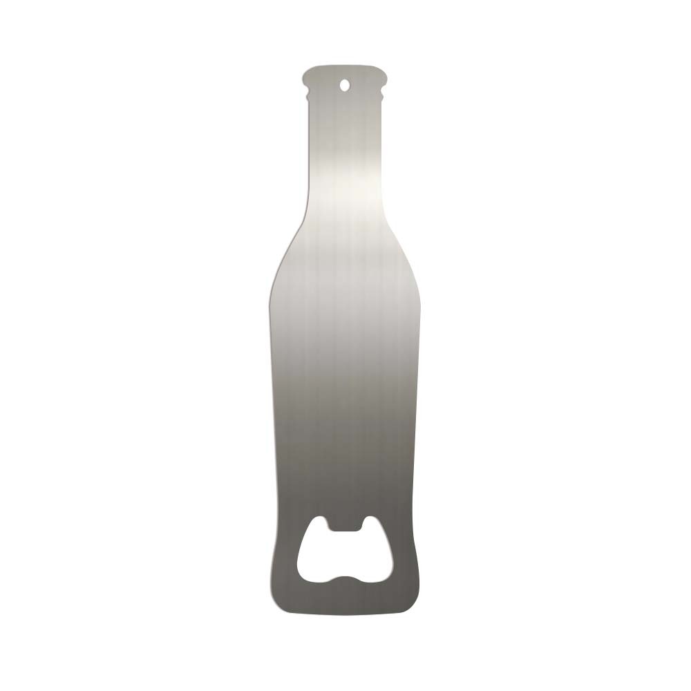 Sublimation Bottle Opener Blanks Metal Stainless Steel Beer Opener for Christmas Wedding Party Gifts Bar Kitchen Restaurant With Double Sides Printing Silver and White Color Avaliable