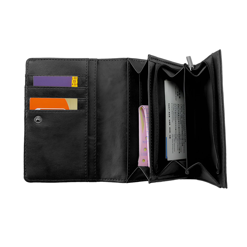 Sublimation Heat Transfer Wallet Blank Large Capacity Secure Buckle Leather Women Wallet Small Wallet/Tri-Fold Wallet/Long Wallet for Lady