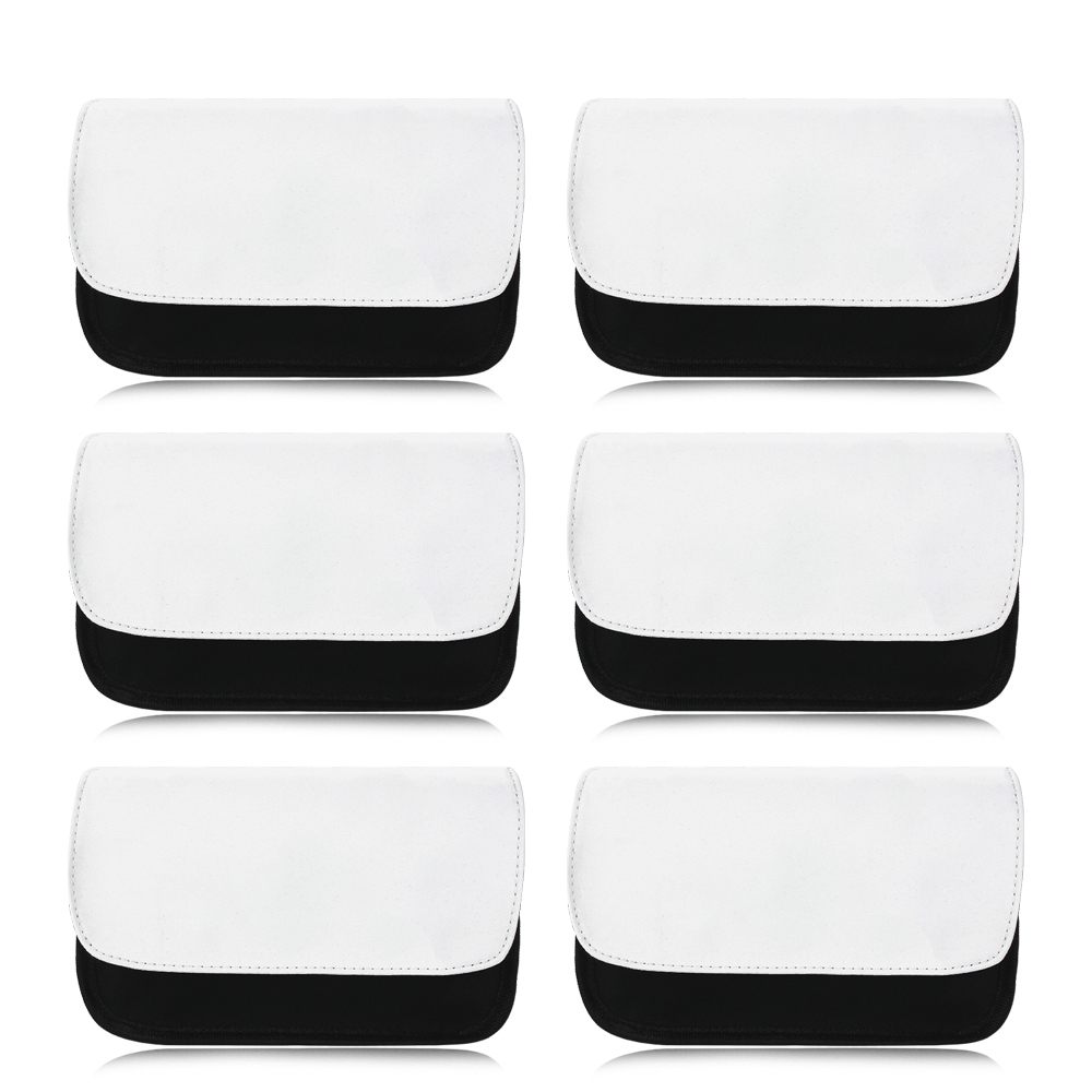 Factory Provide Blank Sublimation Canvas Cosmetic Bag Personality Pencil Bag For Students