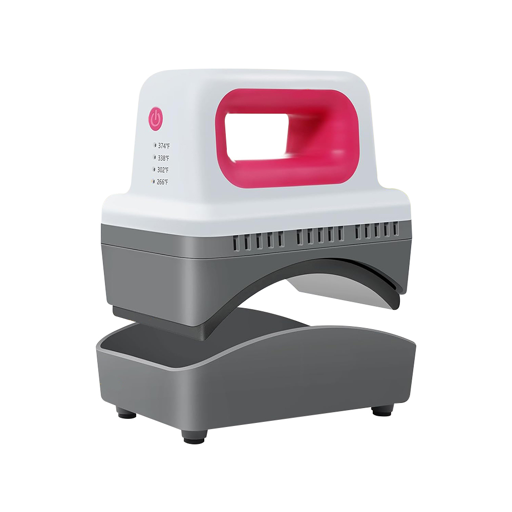 Dye-Sublimation Machine For Caps Mini Blank Heat Transfer Hat Machine With Blue, Purple, Rose Color