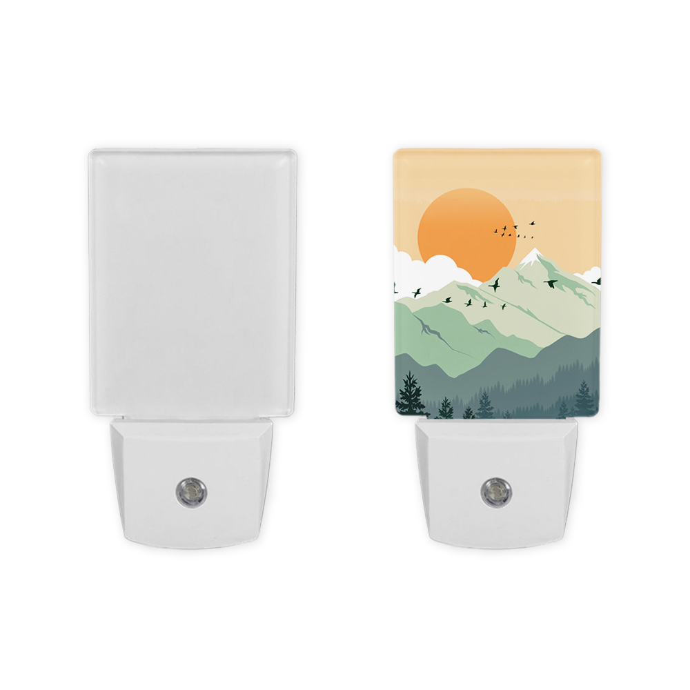 New Released Attractive DIY Sublimation Blank Light-Sensing Acrylic Night Light