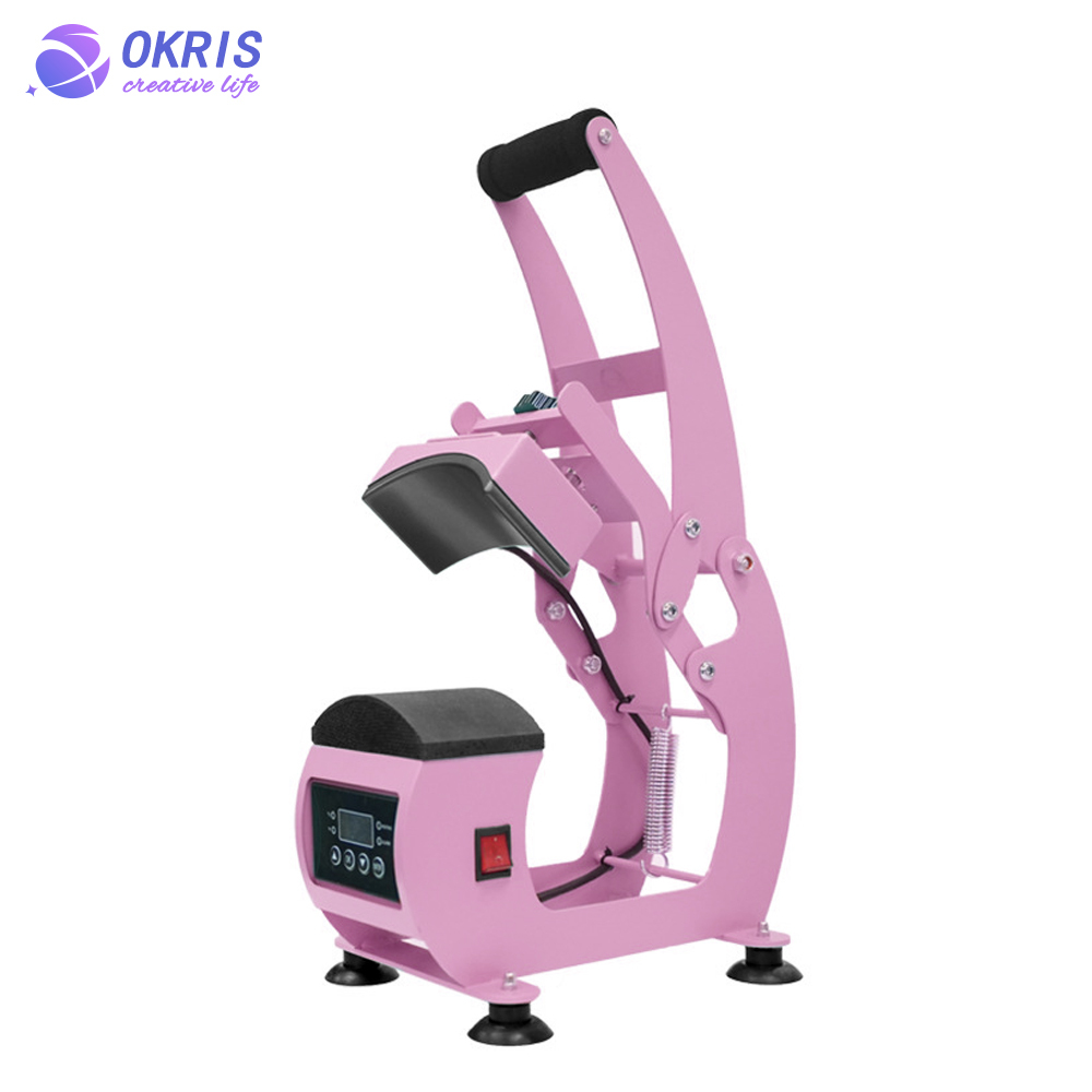 Sublimation Cap Heat Press Machine Mesh Cap Blank Heat Transfer Machine With Digital LCD Timer and Temperature Control